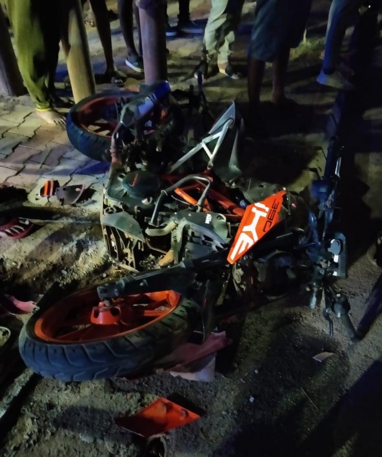ಎರಡು ಬೈಕ್ ನಡುವೆ ಅಪಘಾತ: ಓರ್ವ ಸ್ಥಳದಲ್ಲಿಯೇ ಸಾವು