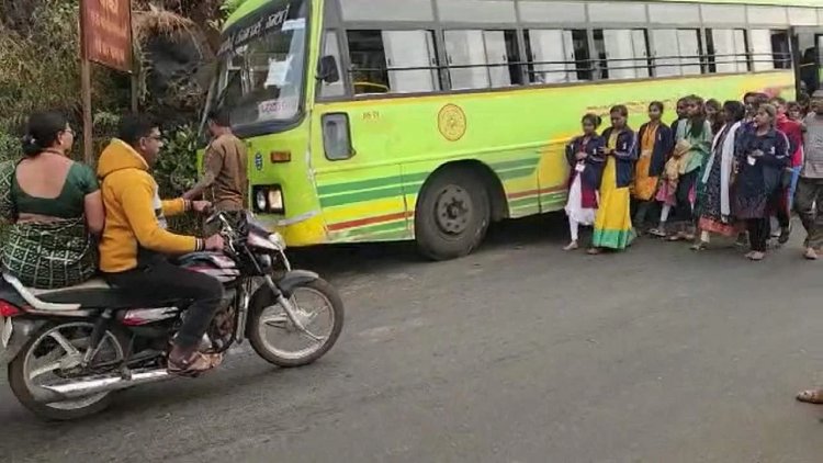 ಚಾಲಕನ ಚಾಣಕ್ಷತನದಿಂದ ತಪ್ಪಿದ ಅನಾಹುತ