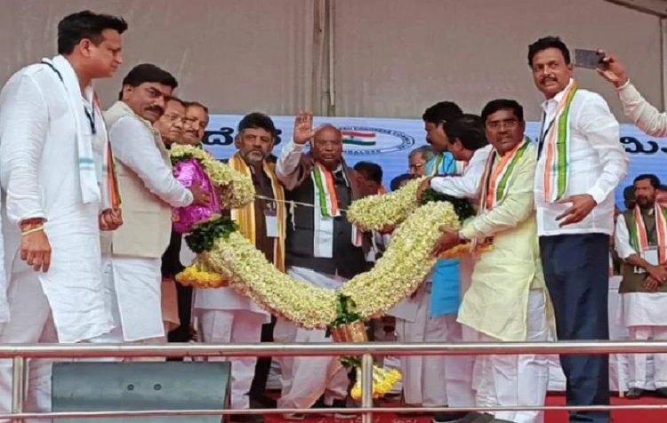 ರಾಜ್ಯದಲ್ಲಿ ಕಾಂಗ್ರೆಸ್ ಅಧಿಕಾರಕ್ಕೆ ಬಂದ್ರೆ ಖಾಲಿ ಇರುವ ಎಲ್ಲ ಹುದ್ದೆ ಭರ್ತಿ : ಎಐಸಿಸಿ ಅಧ್ಯಕ್ಷ ಮಲ್ಲಿಕಾರ್ಜುನ ಖರ್ಗೆ ಘೊಷಣೆ