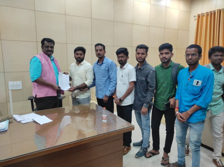 ಅಂಕಪಟ್ಟಿ ಮುದ್ರಣ ಲೋಪದೋಷ ಸರಿಪಡಿಸುವಂತೆ ಧಾರವಾಡ ವಿವಿ ಪರೀಕ್ಷಾಂಗ ಕುಲಸಚಿವರಿಗೆ ಮನವಿ