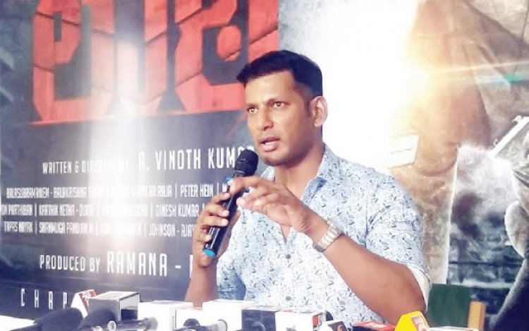 ಡಿ.22ಕ್ಕೆ ವಿಶಾಲ್ ನಟನೆಯ 'ಲಾಠಿ' ತೆರೆಗೆ