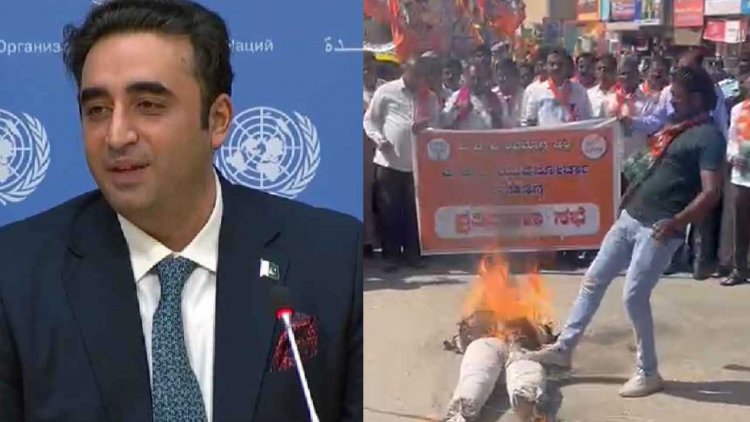 ಪಾಕ್ ವಿದೇಶಾಂಗ ಸಚಿವರ ಹೇಳಿಕೆ ಖಂಡಿಸಿ ಕರ್ನಾಟಕದಲ್ಲಿ ಬಿಜೆಪಿ ಪ್ರತಿಭಟನೆ