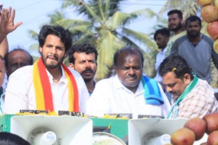 ಕುಮಾರಸ್ವಾಮಿ ಪುತ್ರನಾಗಿ ಹುಟ್ಟಿದ್ದು ನನ್ನ ಭಾಗ್ಯ ಎಂದ ನಿಖಿಲ್