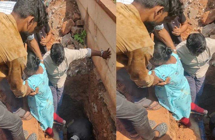ಸ್ಮಾರ್ಟ್ ಸಿಟಿಯ ಕಾಮಗಾರಿ ಎಡವಟ್ಟು : ಮಂಗಳೂರಿನಲ್ಲಿಅಗೆದಿಟ್ಟ ಗುಂಡಿಗೆ ಬಿದ್ದ ಮಹಿಳೆ, ಗಂಭೀರ ಗಾಯ