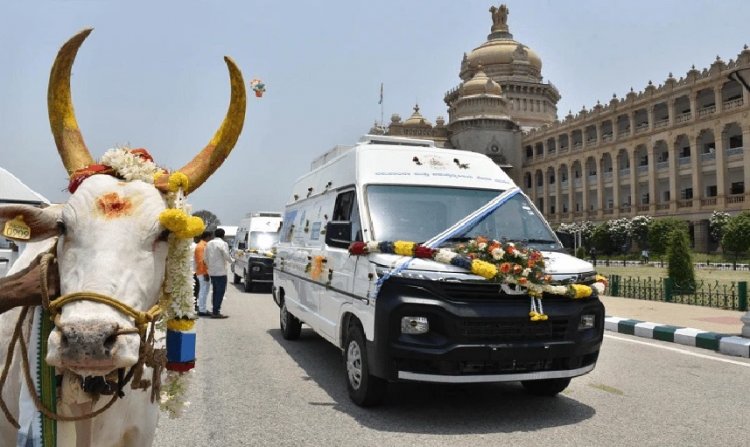 ಕಲ್ಯಾಣ ಕರ್ನಾಟಕದ ರೈತರಿಗೆ ಗುಡ್ ನ್ಯೂಸ್ : ಶೀಘ್ರದಲ್ಲೇ ಮನೆ ಬಾಗಿಲಿಗೇ ಬರಲಿವೆ 'ಪಶು ಸಂಚಾರಿ ಚಿಕಿತ್ಸಾಲಯ