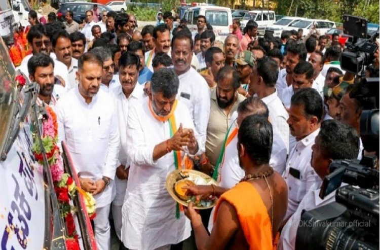 ಇಂದಿನಿಂದ ಎರಡನೇ ಹಂತದ ಪ್ರಜಾಧ್ವನಿ ಯಾತ್ರೆ ಆರಂಭಿಸಿದ ಡಿ.ಕೆ ಶಿವಕುಮಾರ್