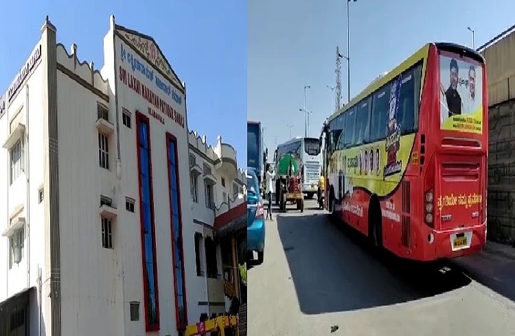 ಮದುವೆ ಸಮಾರಂಭದಲ್ಲಿ 'ಕಾಂಗ್ರೆಸ್ ಪ್ರಜಾಧ್ವನಿ ಯಾತ್ರೆ ಬಸ್ ಪ್ರತ್ಯಕ್ಷ': 'ಕೈ' ನಾಯಕರಲ್ಲಿ ಅಚ್ಚರಿ