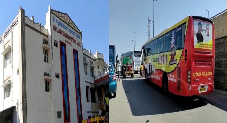 ಮದುವೆ ಸಮಾರಂಭದಲ್ಲಿ 'ಕಾಂಗ್ರೆಸ್ ಪ್ರಜಾಧ್ವನಿ ಯಾತ್ರೆ ಬಸ್ ಪ್ರತ್ಯಕ್ಷ': 'ಕೈ' ನಾಯಕರಲ್ಲಿ ಅಚ್ಚರಿ