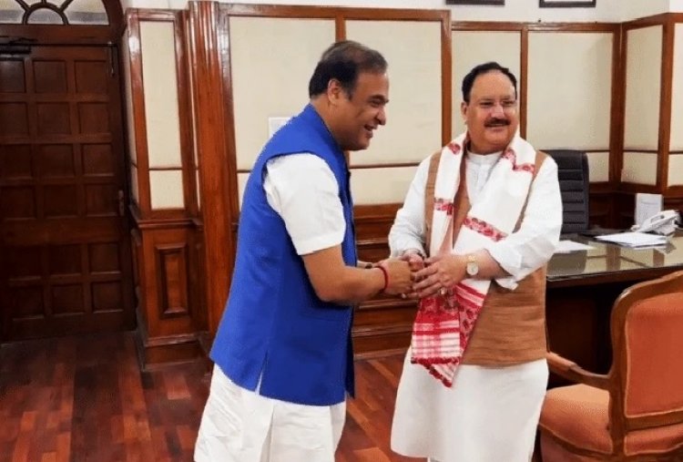 ನವದೆಹಲಿ: ಸರ್ಕಾರ ರಚನೆ ಸಂಬಂಧ ಅಸ್ಸಾಂ ಸಿಎಂರೊಂದಿಗೆ ಶಾ ಚರ್ಚೆ
