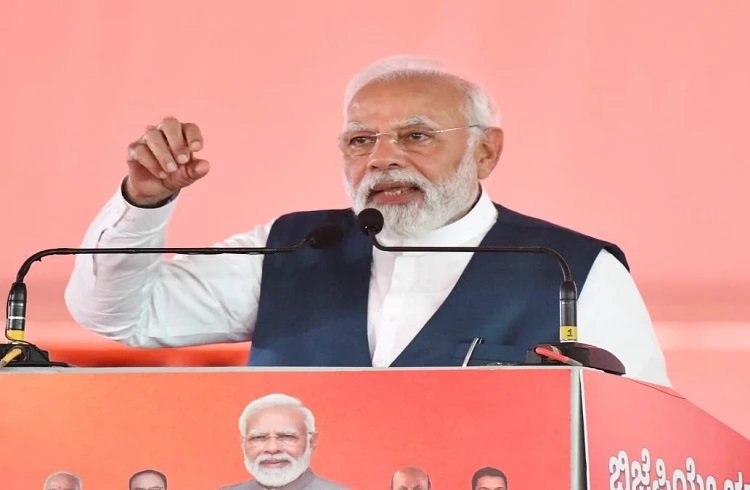 ಭ್ರಷ್ಟರು ಒಂದೇ ವೇದಿಕೆಯಲ್ಲಿ ಒಗ್ಗೂಡುತ್ತಾರೆ ; ವಿಪಕ್ಷಗಳ ವಿರುದ್ಧ ಪ್ರಧಾನಿ ಮೋದಿ ವಾಗ್ದಾಳಿ